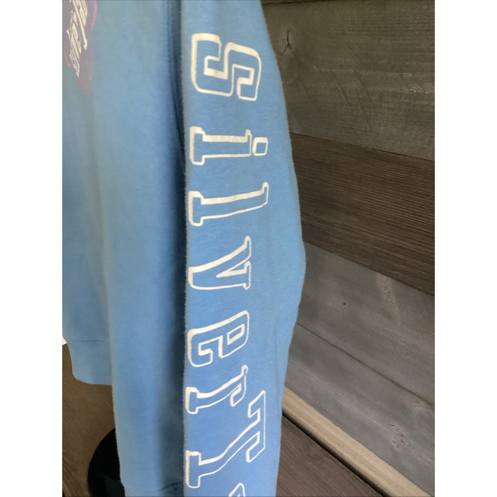 Levi‎ Silver Tab Logo Long Sleeve Sweatshirt Blue Size Medium 10/12 Preowned - Picture 6 of 8